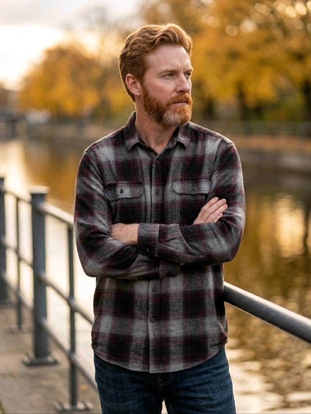 George mens flannel shirt sz 2xl